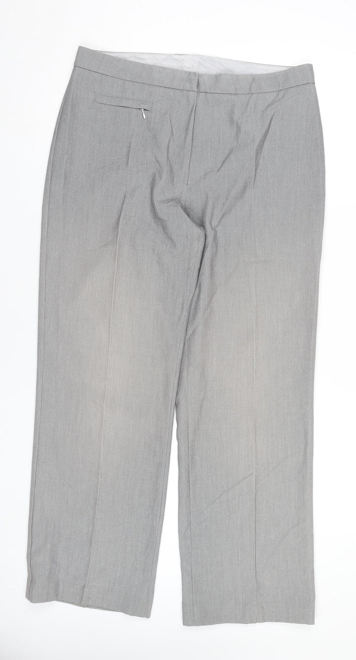 Marks and Spencer Women’s Grey Size 14 Dress Pants Trousers Workwear