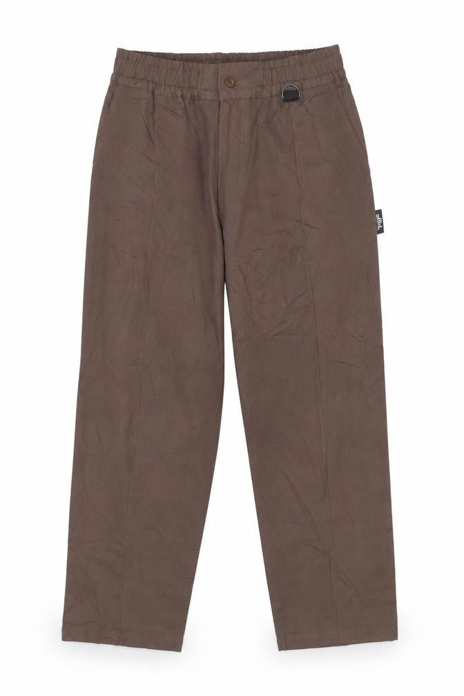 boohooMAN Men’s Brown Cotton Chino Trousers Size S Regular Fit