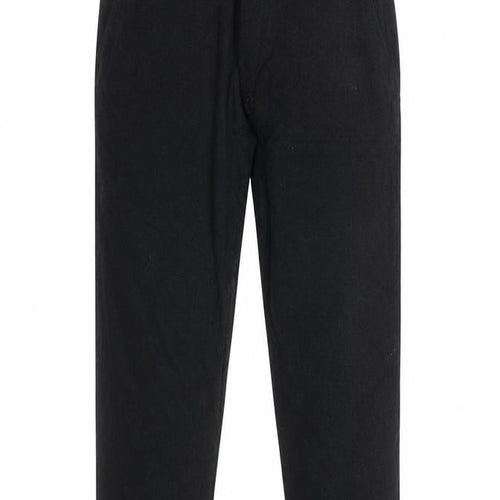 Zara Men Black 36in Regular Fit Dress Pants Trousers