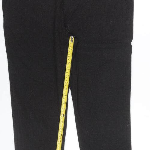 Zara Men Black 36in Regular Fit Dress Pants Trousers