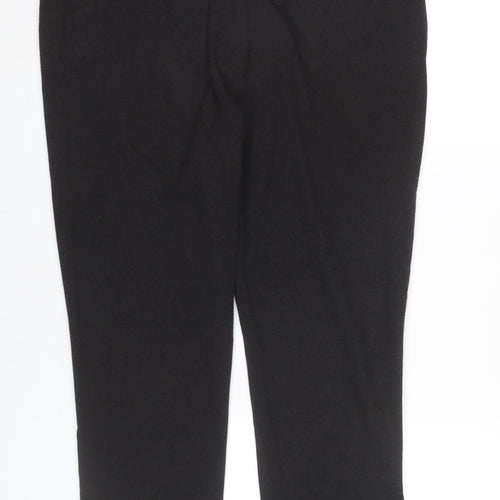 Zara Men Black 36in Regular Fit Dress Pants Trousers