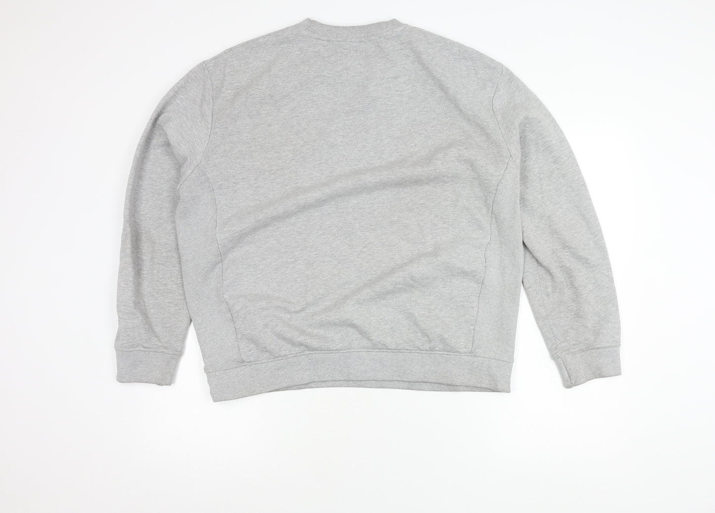 New Look Unisex Adults Grey Pullover Sweatshirt L Crew Neck
