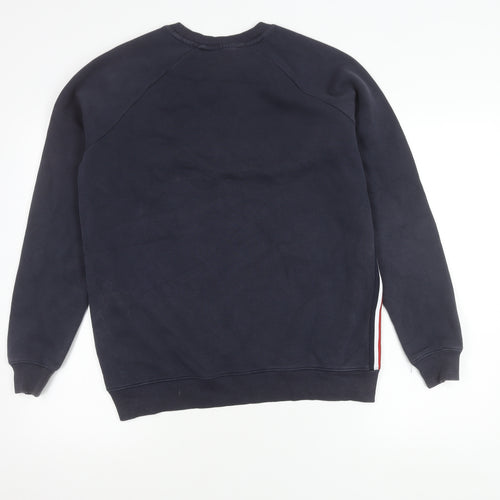 Gym King Men’s Blue Sweatshirt Small Crew Neck Pullover Logo