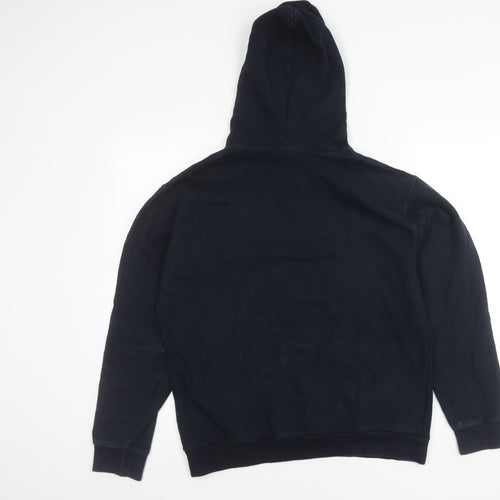 Stars & Stripes Mens Blue Hoodie M Pullover Police Box Graphic Geek TV