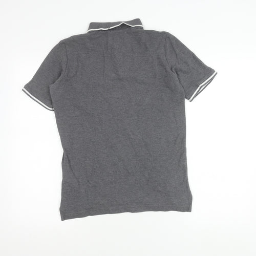 Nike Men's Grey XL Cotton Polo Shirt Short Sleeve Sports Casual