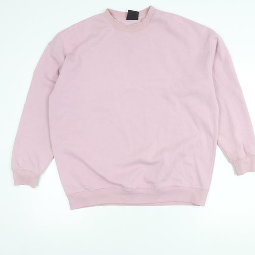 Factorie Women’s Pink Pullover Sweatshirt Small Cotton Blend