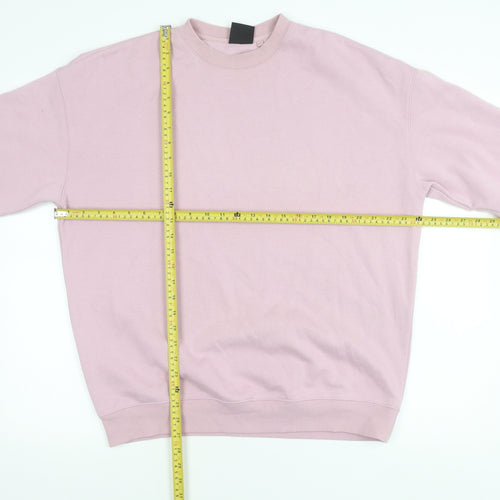Factorie Women’s Pink Pullover Sweatshirt Small Cotton Blend