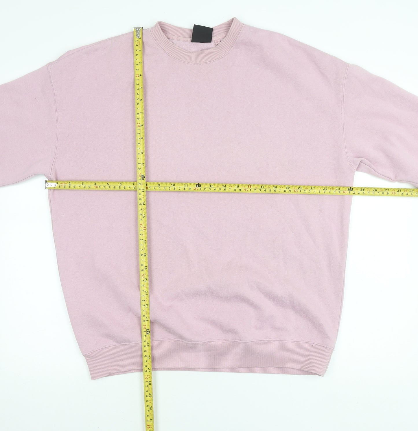Factorie Women’s Pink Pullover Sweatshirt Small Cotton Blend