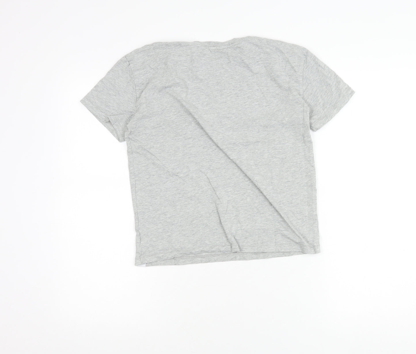 GAP Kids Girls Grey Crew Neck Short Sleeve Cotton T-Shirt Age 10 Years