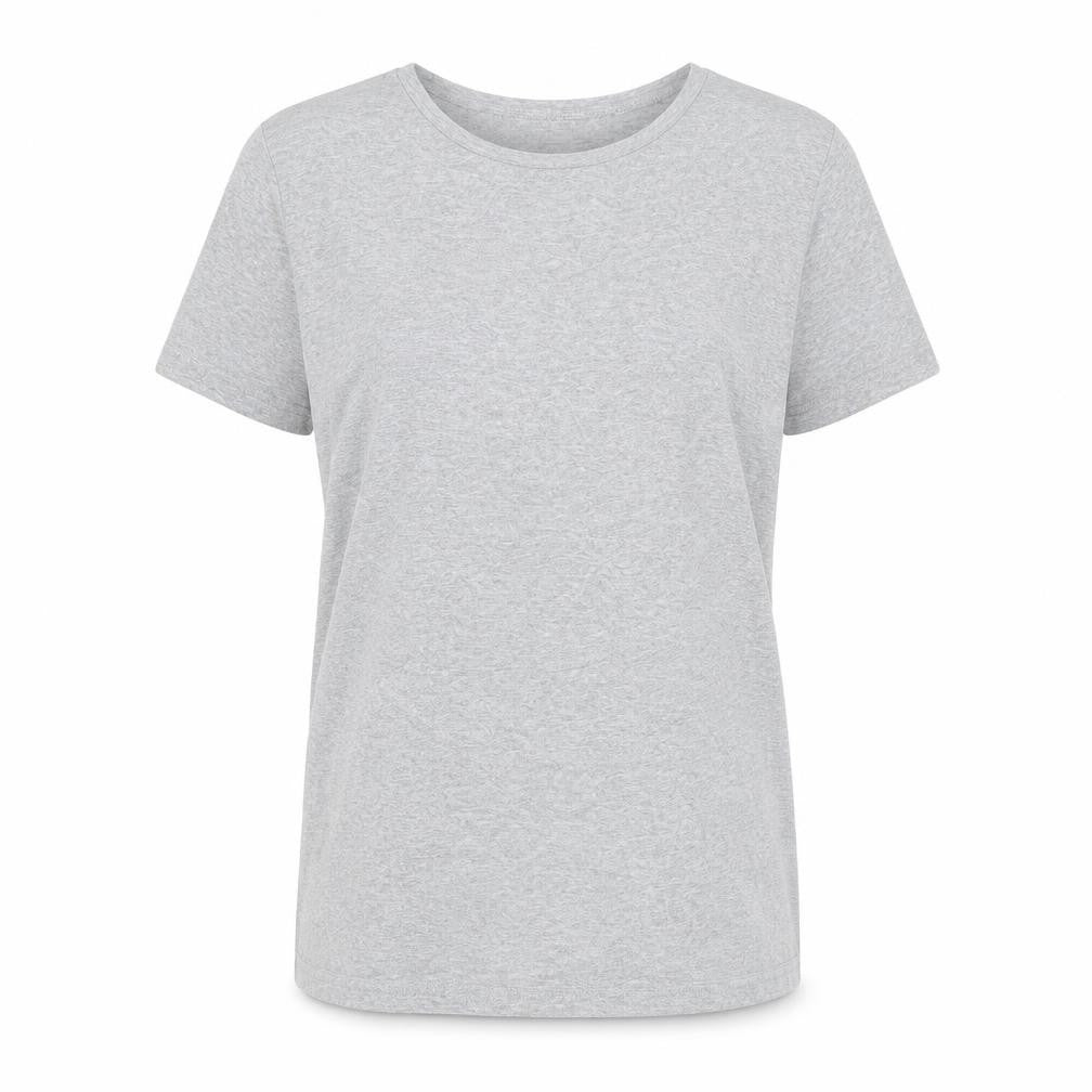 Uniqlo Girls Grey L Basic Crew Neck Short Sleeve Cotton T-Shirt