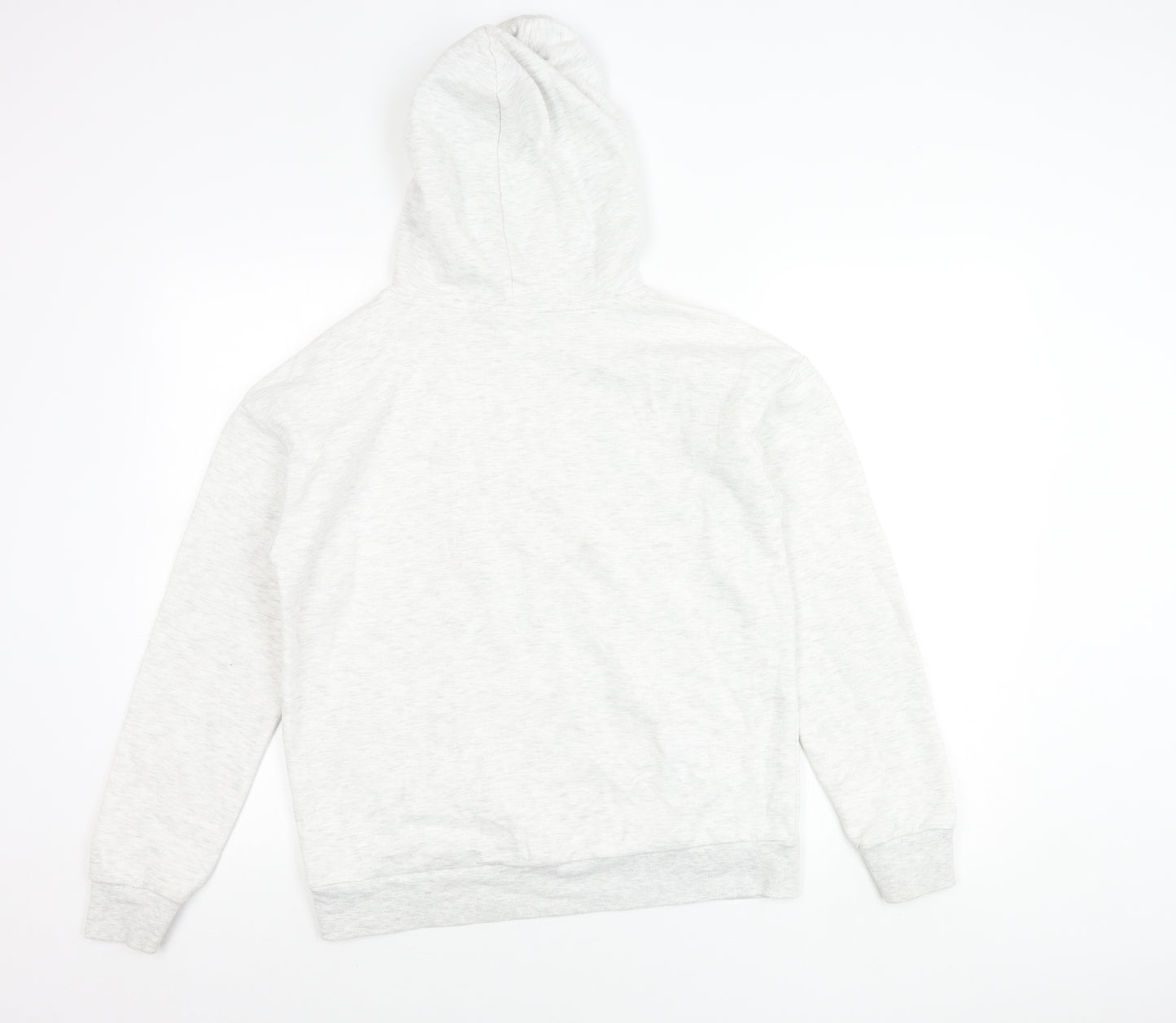 Disney Womens Grey XS Pullover Hoodie Logo Print Casual