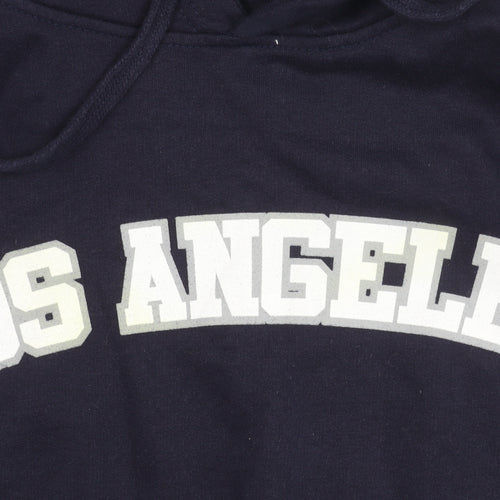 Social Culture Mens Blue Hoodie Los Angeles California M Pullover
