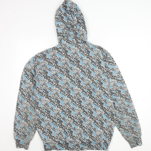Airwalk Men’s Grey Graphic Full Zip Hoodie Jacket Small