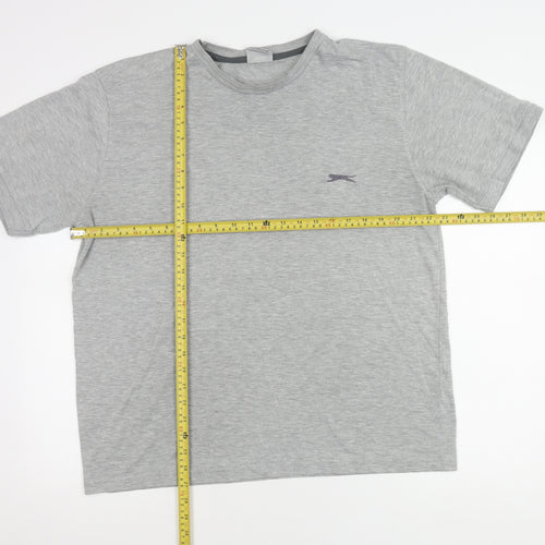 Slazenger Men’s Grey Crew Neck Short Sleeve T-Shirt L