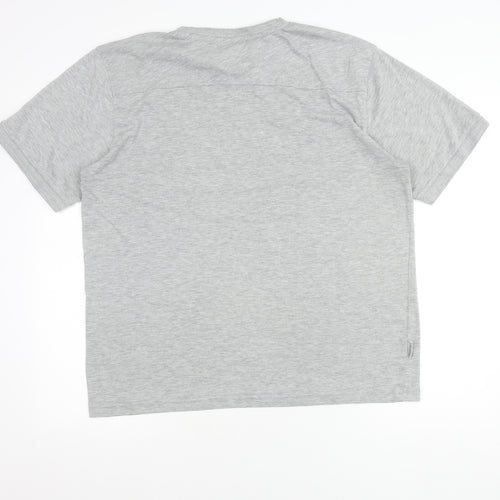 Slazenger Men’s Grey Crew Neck Short Sleeve T-Shirt L