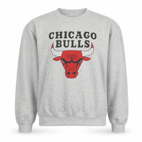 Gildan Women’s Grey Chicago Bulls Sweatshirt Size S Crew Neck
