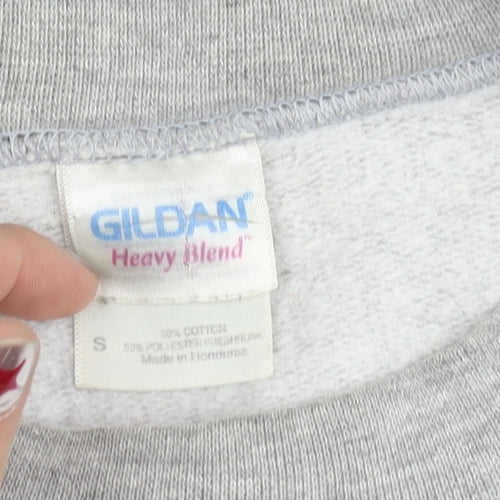 Gildan Women’s Grey Chicago Bulls Sweatshirt Size S Crew Neck