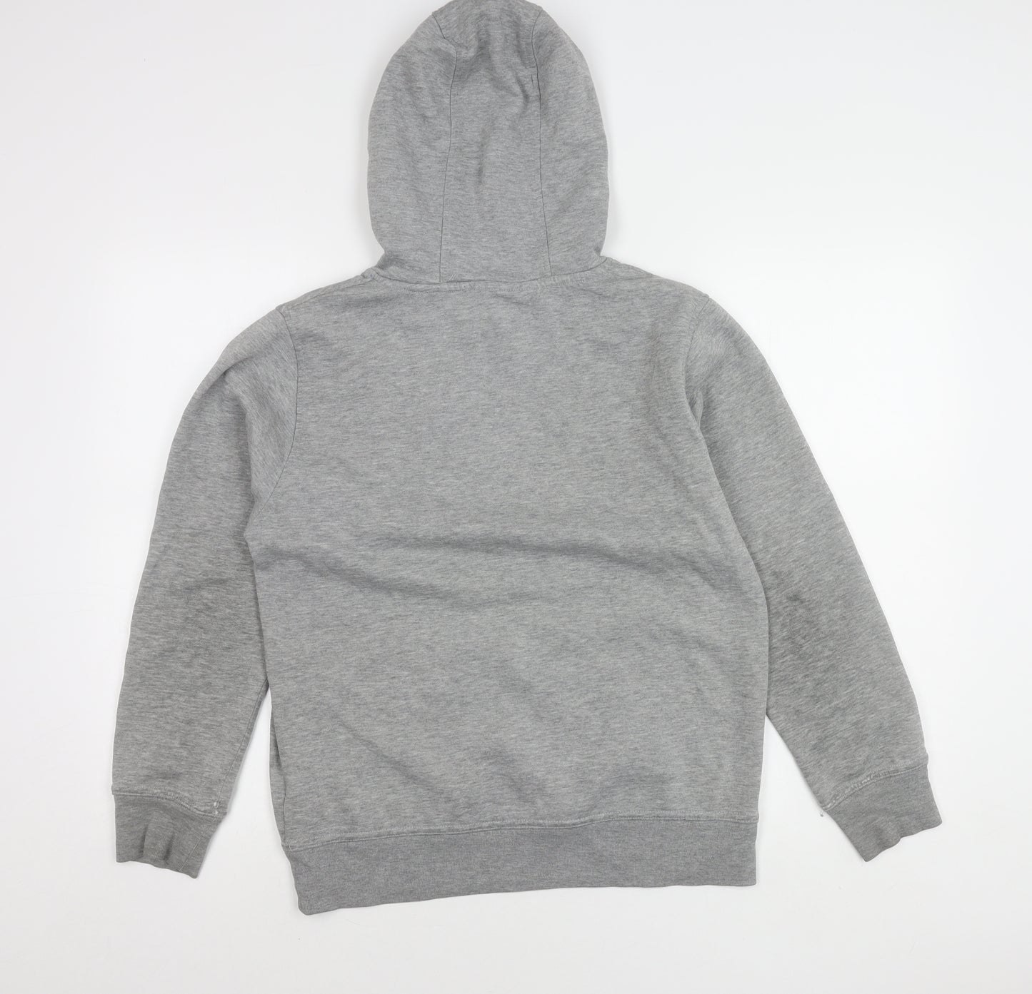 McKenzie Boys Grey Hoodie 13-14 Years Pullover Regular Fit Logo Print