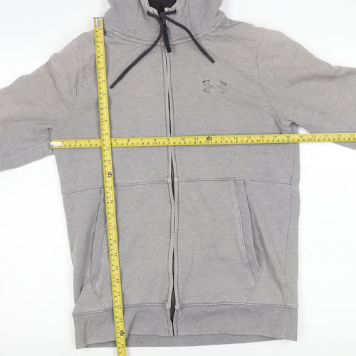 Under Armour Men's Grey Small Full Zip Hoodie Jacket