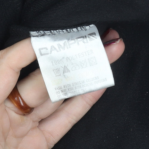 Campri Women’s Black Size 10 Fleece Full Zip Outdoor Jacket