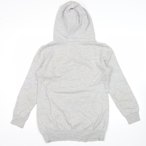 Adidas Women’s Grey Hoodie Size 8 UK Pullover Hooded Sweatshirt