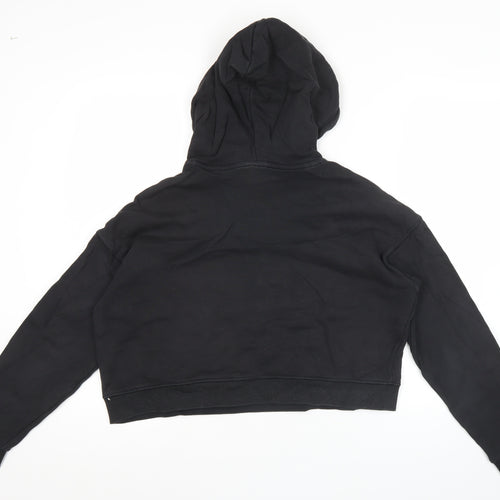 Adidas Womens Black Size 10 Pullover Hoodie Sweatshirt with Logo
