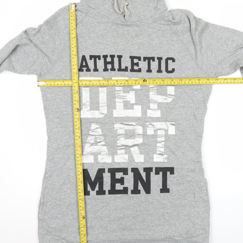 Nike Womens Grey Hoodie Size 8 Pullover Athletic Dept Long Sleeve