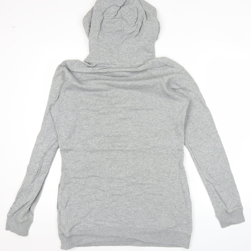 Nike Womens Grey Hoodie Size 8 Pullover Athletic Dept Long Sleeve