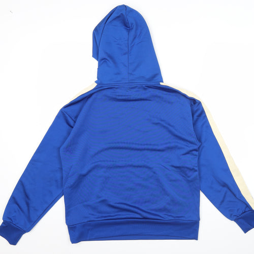 Champion Women's Blue Pullover Hoodie Size M Polyester Blend