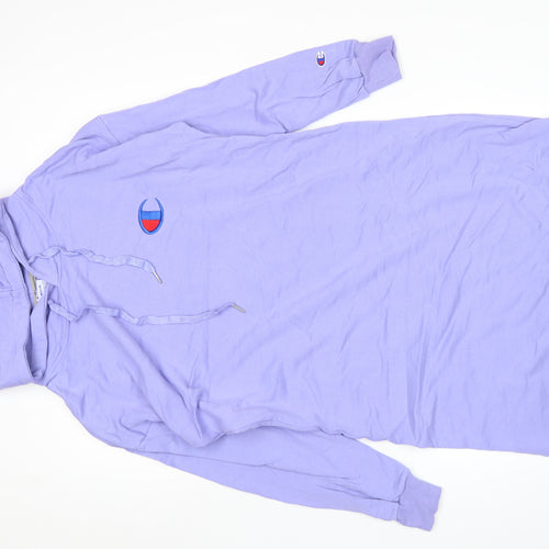 Champion Women’s Purple Tunic Hoodie Dress Size M Long Sleeve