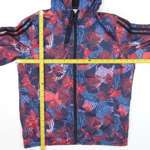 Anta Womens Multicoloured Floral Windbreaker Jacket Size 10
