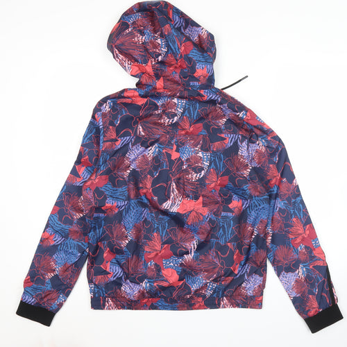 Anta Womens Multicoloured Floral Windbreaker Jacket Size 10