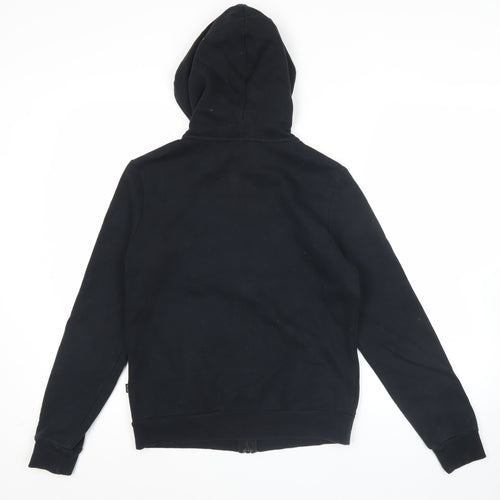 Puma Womens Black Full Zip Hoodie Sweatshirt Size S