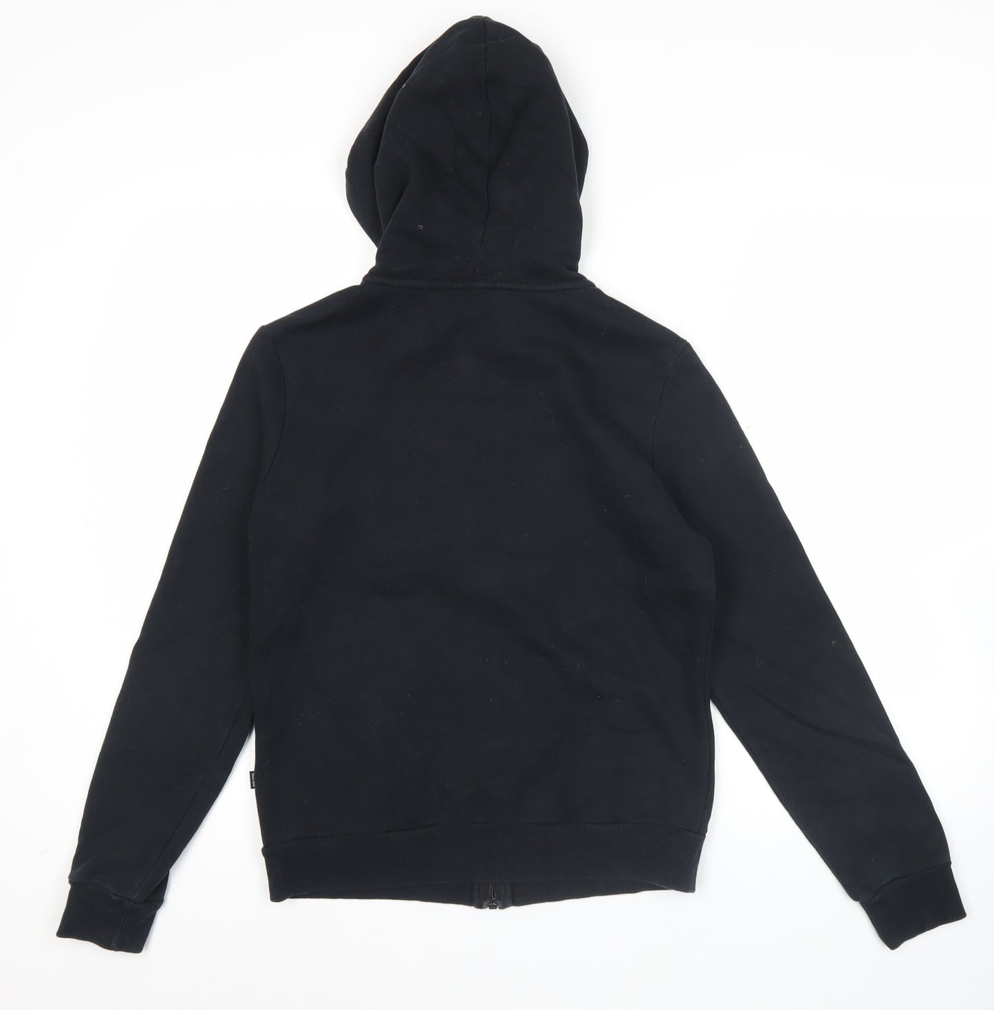 Puma Womens Black Full Zip Hoodie Sweatshirt Size S