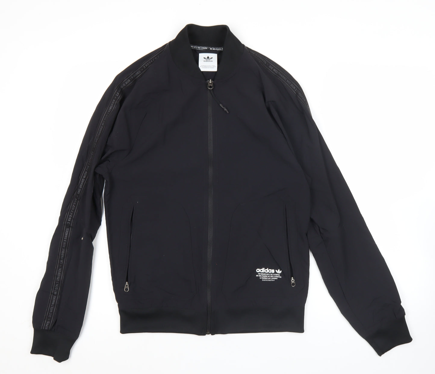Adidas Mens Black XS NMD Track Jacket Full Zip Nylon Sportswear