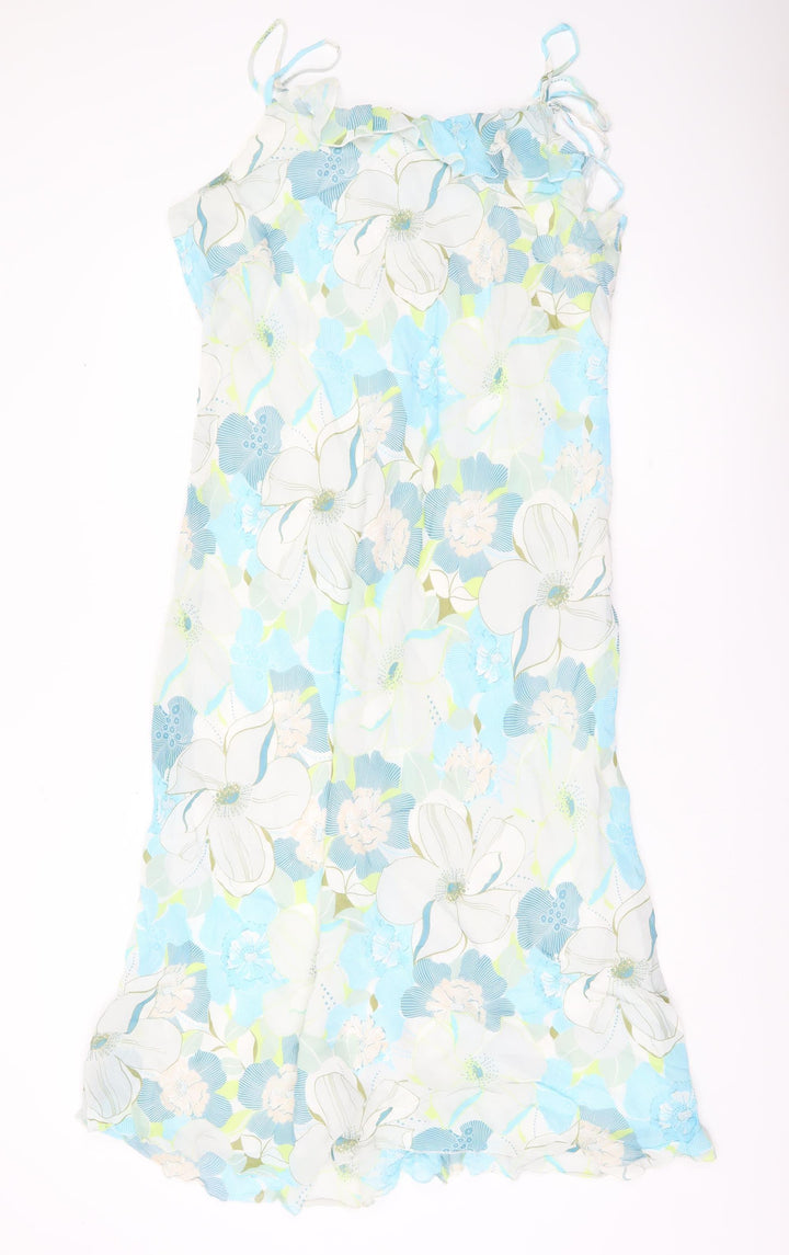 Fosby Women’s Multicoloured Floral Shift Dress Size 18 Summer Casual