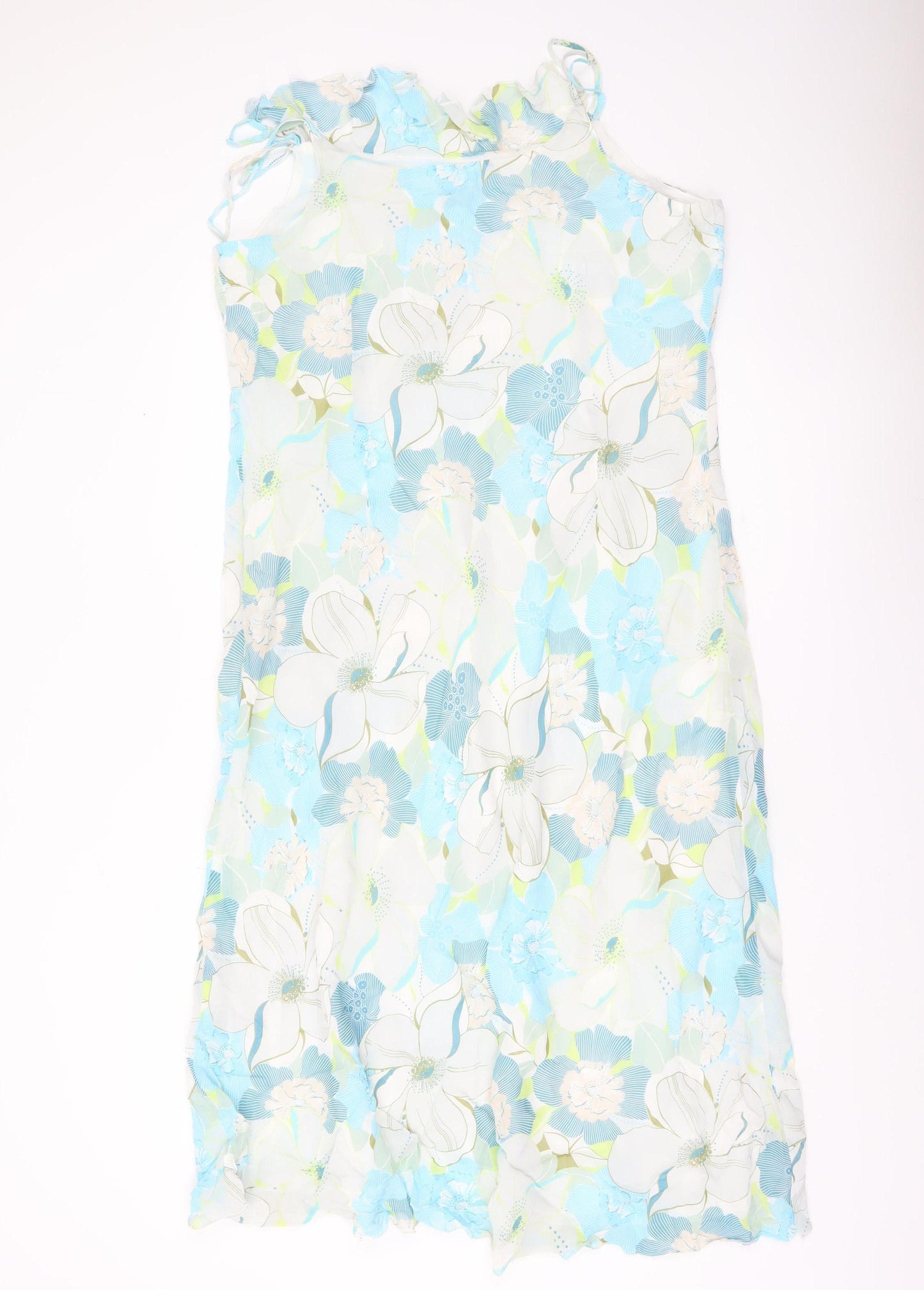 Fosby Women’s Multicoloured Floral Shift Dress Size 18 Summer Casual