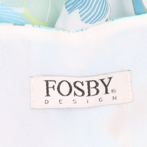 Fosby Women’s Multicoloured Floral Shift Dress Size 18 Summer Casual