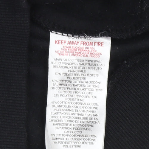 McKenzie Boys Black Full Zip Hoodie 13-14 Years Sports Casual