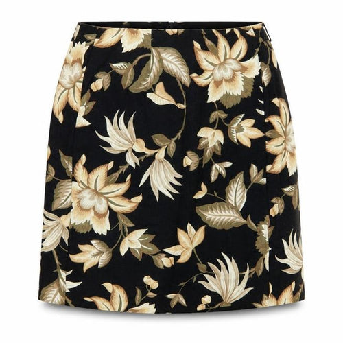 Intriguing Threads Women’s Black Floral Rayon Pencil Skirt Size 10