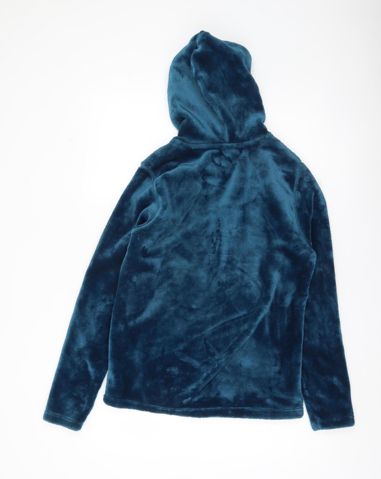 Mountain Warehouse Women’s Blue Full Zip Hoodie Size 12 UK Fleece