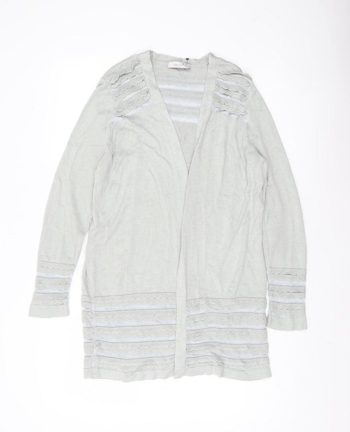 Marks and Spencer Women’s Grey Size 14 Open Knit Cardigan