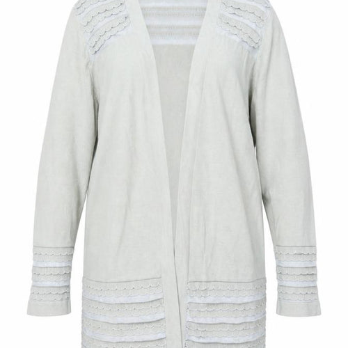 Marks and Spencer Women’s Grey Size 14 Open Knit Cardigan