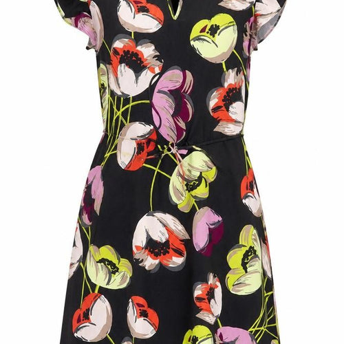 Ann Taylor Women’s Multicoloured Floral Shift Dress M Short Sleeve