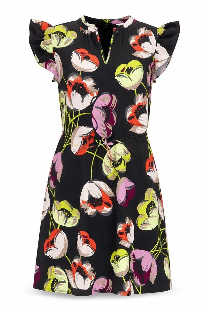 Ann Taylor Women’s Multicoloured Floral Shift Dress M Short Sleeve