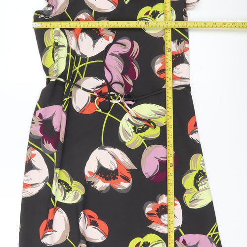 Ann Taylor Women’s Multicoloured Floral Shift Dress M Short Sleeve