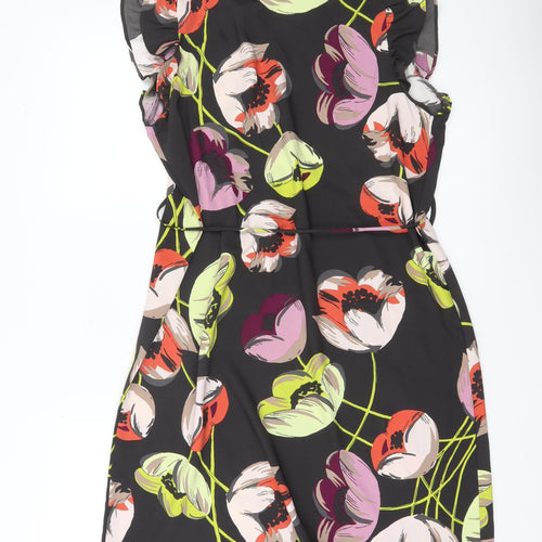 Ann Taylor Women’s Multicoloured Floral Shift Dress M Short Sleeve