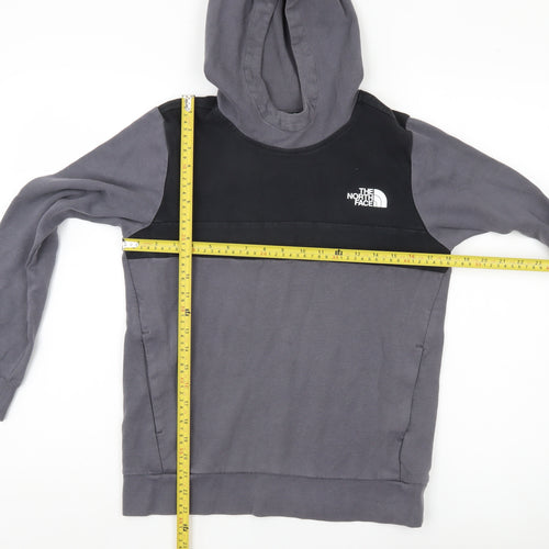 The North Face Boys Grey Black XL Pullover Hoodie Outdoor Casual