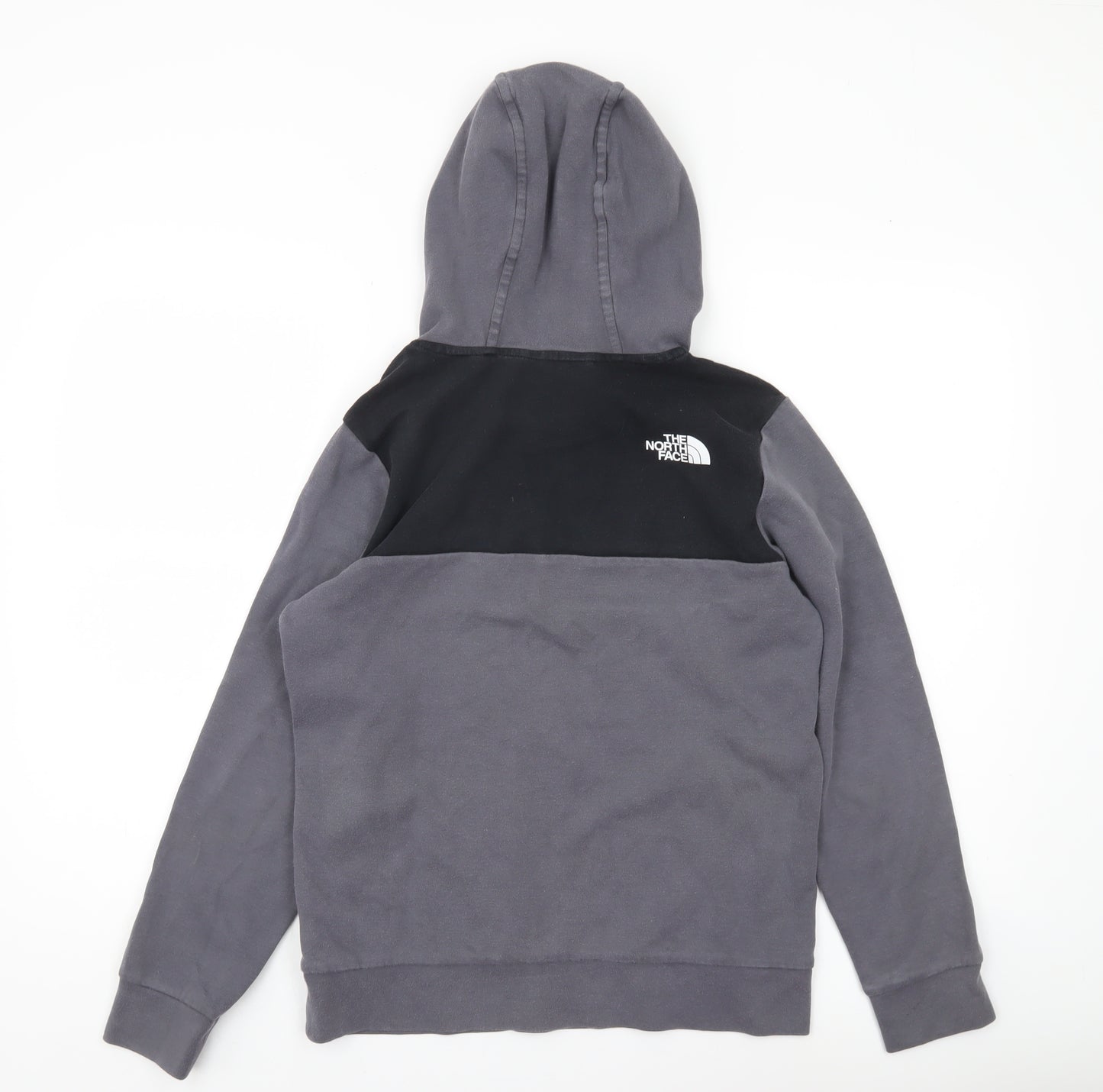 The North Face Boys Grey Black XL Pullover Hoodie Outdoor Casual