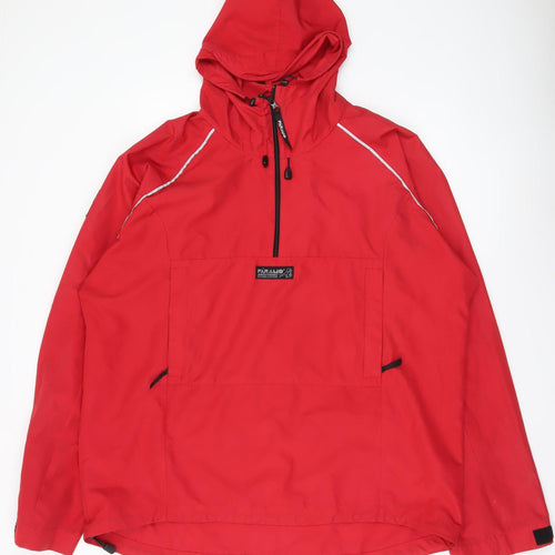 Paramo Mens Red XL Anorak Jacket Hooded Outdoor Hiking Waterproof